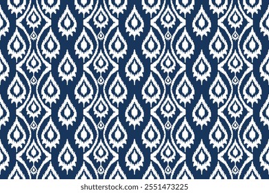 Ethnic ikat seamless pattern, African style, Abstract vector, Chevron embroidery, Paisley embroidery, Navajo aboriginal pattern, Aztec and tribal motifs, Vector hand drawn style.