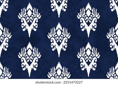 Ethnic ikat seamless pattern, African style, Abstract vector, Chevron embroidery, Paisley embroidery, Navajo aboriginal pattern, Aztec and tribal motifs, Vector hand drawn style.