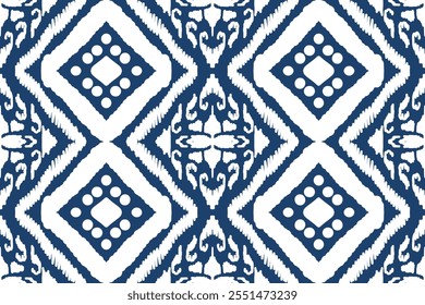 Ethnic ikat seamless pattern, African style, Abstract vector, Chevron embroidery, Paisley embroidery, Navajo aboriginal pattern, Aztec and tribal motifs, Vector hand drawn style.