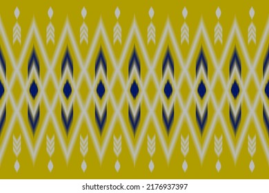 Diseño de patrones sin fisuras de ikat étnico. Patrón étnico. patrón ikat. Diseño para prendas de vestir, envolturas, batik, sarong, tejidos, bordados, alfombras, textiles