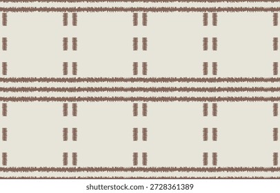 Padrão sem emenda de ikat étnico. mão desenhada artesanato bordado boêmio, arte geográfica quadrada abstrata tecido ikat design de material têxtil para fundo, cortina, tapete, papel de parede, vestuário, Batik.