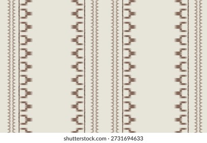 Ethnic ikat seamless pattern. hand drawn craftsmanship embroidery bohemian, abstract square geographic art fabric ikat textile material design for background,curtain,carpet,wallpaper,clothing,Batik.