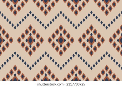 Ethnic ikat seamless pattern. Mexican striped style. Native traditional. Design for background, wallpaper, vector illustration, fabric, clothing, batik, carpet, embroidery.