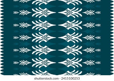 Patrón tradicional de ikat étnico sin fisuras. Moqueta de estilo tribal. Impresión de ornamento azteca. Diseño para fondo, ilustración, tela, ropa, alfombra, textil, batik, bordado.