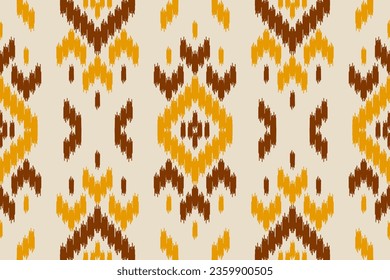 Ethnische Ikat nahtlose Muster in Stämmen. Amerikanischer, mexikanischer Stil. Aztekischer geometrischer Zierdruck. Design für Hintergrund, Tapete, Illustration, Stoff, Kleidung, Teppich, Textilien, Batik, Stickereien.