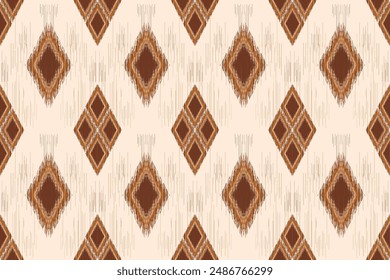 Ethnic ikat seamless pattern.beautiful pattern. folk embroidery,bohemian style,aztec geometric art ornament print.ethnic abstract art.Seamless fabric.design for fabric, carpet, wallpaper, clothing