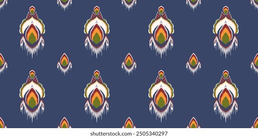 Patrón inconsútil étnico ikat. patrón hermoso. bordado popular, estilo bohemio, impresión geométrica azteca del ornamento del arte. arte abstracto étnico. Tela inconsútil. diseño para la tela, alfombra, Fondo de pantalla, ropa.