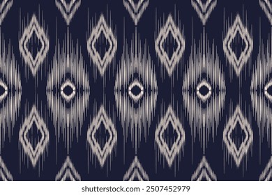 Ethnic ikat seamless pattern.beautiful pattern. folk embroidery,bohemian style,aztec geometric art ornament print.ethnic abstract art.Seamless fabric.design for fabric, carpet, wallpaper, clothing.