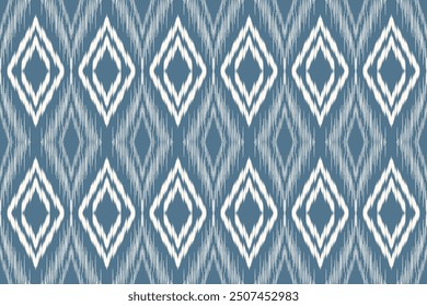 Ethnic ikat seamless pattern.beautiful pattern. folk embroidery,bohemian style,aztec geometric art ornament print.ethnic abstract art.Seamless fabric.design for fabric, carpet, wallpaper, clothing.