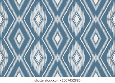 Ethnic ikat seamless pattern.beautiful pattern. folk embroidery,bohemian style,aztec geometric art ornament print.ethnic abstract art.Seamless fabric.design for fabric, carpet, wallpaper, clothing.
