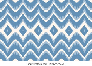 Patrón inconsútil étnico ikat. patrón hermoso. bordado popular, estilo bohemio, impresión geométrica azteca del ornamento del arte. arte abstracto étnico. Tela inconsútil. diseño para la tela, alfombra, Fondo de pantalla, ropa.