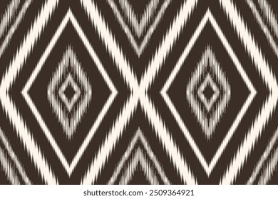 Ethnic ikat seamless pattern.beautiful pattern. folk embroidery,bohemian style,aztec geometric art ornament print.ethnic abstract art.Seamless fabric.design for fabric, carpet, wallpaper, clothing.