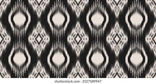 Padrão étnico ikat perfeito.belo padrão. bordado folclórico, estilo boêmio, arte geométrica azteca print.étnica ikat abstrato art.Seamless tecido. Projeto Ikat para tecido, tapete, papel de parede, roupas.