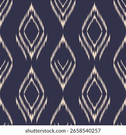 Ethnic ikat seamless pattern.beautiful pattern. floral embroidery, bohemian style, abstract flower art print. ethnic ikat abstract art. seamless fabric. ikat design for fabric, wallpaper, clothing