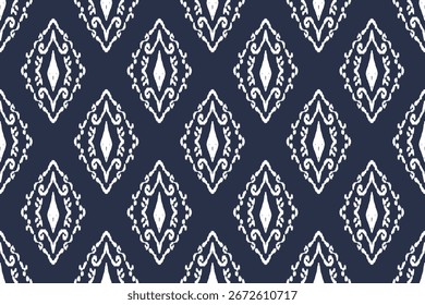 Ethnisches, nahtloses Kat-Stoffmuster-Design für alle Arten von Drucktextilien und Hintergründen	