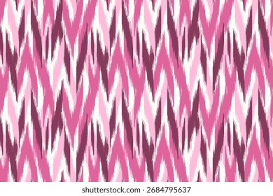 Ethnic ikat seamless pattern.beautiful pattern. floral embroidery, bohemian style, abstract flower art print. ethnic ikat abstract art. seamless fabric. ikat design for fabric, wallpaper, clothing.
