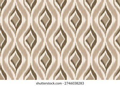 Ethnic ikat seamless pattern.beautiful pattern. floral embroidery, bohemian style, abstract flower art print. ethnic ikat abstract art. seamless fabric. ikat design for fabric, wallpaper, clothing