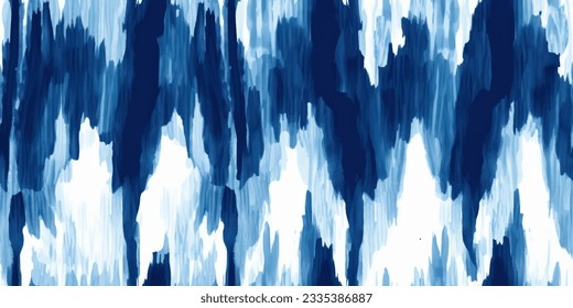 Ethnic Ikat tropical seamless pattern pastel tone. Abstract traditional folk antique graphic fabric line.  tribal embroidery stitch ikat repeat pattern 