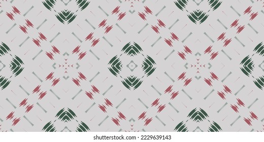 Ethnic Ikkat or Ikat pattern tribal color Seamless Pattern. Ethnic Geometric Batik Ikkat Digital vector textile Design for Prints Fabric saree Mughal brush symbol Swaths texture Kurti Kurtis Kurtas
