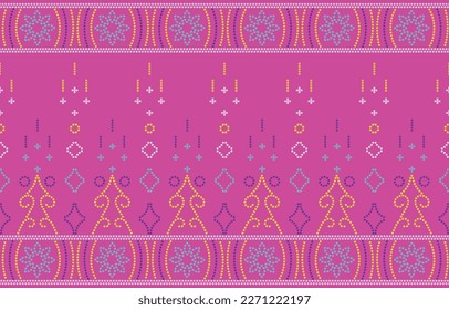 Ethnic India Bhandhani seamless pattern. Traditional Ethnic India Bandhani pattern damask ornament, Indian motif, floral element for tile pattern, bandhani saree, background, sarong, fabric embroidery