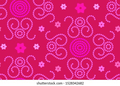Ethnic Indian Jaipuri/Gujrati style pattern for textile/fabric print/home/holiday decor etc