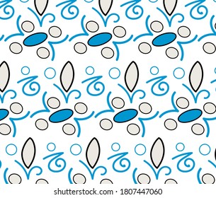 Ethnic Indian motif  design for fabric textile design printing. Swatch included Traditional patterns for bed sheets, covers dress materials bags. All seasons design .
