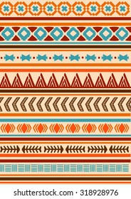 Ethnic indian pattern. Tribal background. Aztec, navajo. 