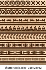 Ethnic indian pattern. Tribal background. Aztec, navajo. 
