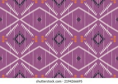 indische Abdrücke und Muster. Ethnische Ikat Nahtlose Muster in Stamm, Volkstickerei, afrikanischer mexikanischer Stil. Aztekische geometrische Kunstverzierung. Design für Teppiche, Tapeten, Kleidung,