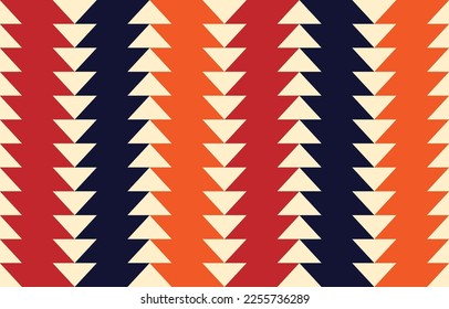 Ethnic indigenous american pattern. american indigenous pattern. Design for native style, fabric, boho, carpet, ikat, tribal, batik, vector, illustration, pattern style