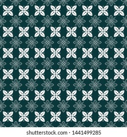 ethnic Indonesian batik seamless pattern