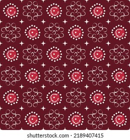 patrón textil de batik indonesio 055