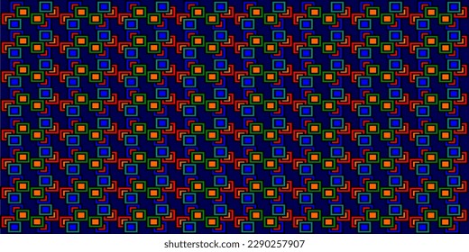 ethnic inspired vector illustration pattern