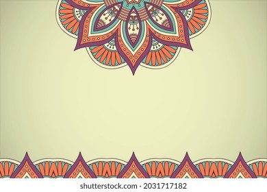 origen étnico islámico con mandala