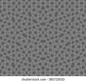 Ethnic islamic pattern. Seamless vector geometric background in arabian style