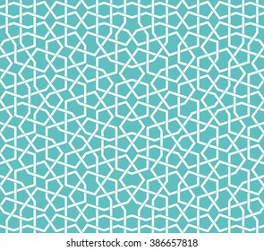 Ethnic islamic pattern. Seamless vector geometric background in arabian style
