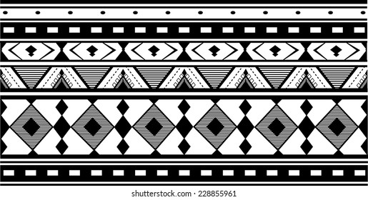 Ethnic jacquard ornament