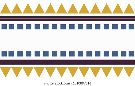 ethnic killim pattern, traditional folk geometric ornament.