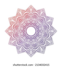 Patrón de encaje étnico, vector Mandala Design. Mejor Apropiado para papeles de pared étnicos, decoraciones sagradas, tarjetas de invitación, elementos de diseño web, diseño de vales, carteles y afiches.