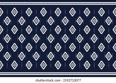 Ethnic leaf background art. pattern geometric style . Aztec tribal abstract modern print.  feather pattern in tribal, folk embroidery, Vector for Textile, Wallpaper, Home decor Apparel, Carpet,Curtain