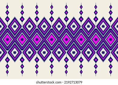 Ethnic leaf background art. pattern geometric style . Aztec tribal abstract modern print.  feather pattern in tribal, folk embroidery, Vector for Textile, Wallpaper, Home decor Apparel, Carpet,Curtain