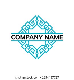 Diseño del logo étnico. Ilustración del vector