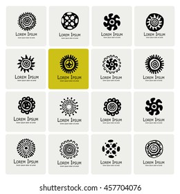 Ethnic logo set for your design