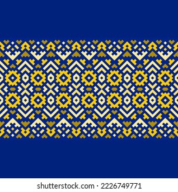 Ethnische malaysische traditionelle Design-Muster für Hintergrund, Teppich, Tapete, Kleidung, Umhüllung, Batik, Stoff, Vektorgrafik orientalische geometrische Diamanten-und Kristall-Kunstlinie Stickereistil.