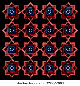Ethnic Mandala abstract pattern. Vintage decorative elements. Geometric oriental pattern, Islam, Arabic, Indian motifs
