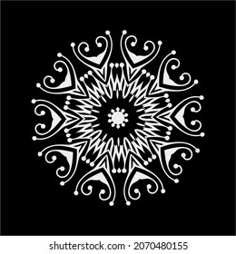 Ethnic mandala decoration indian ornament