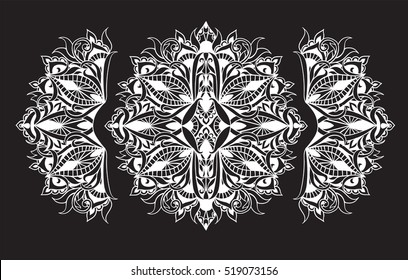 Ethnic mandala fancy pattern in bohemian style. Element as an example
