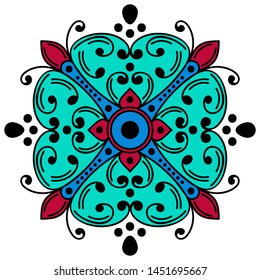 Ethnic Mandala Ornament. Can be used for greeting card, phone case print, etc.