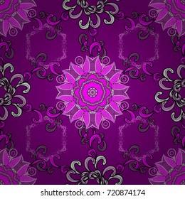 Ethnic Mandala ornament. Can be used for textile, greeting card, coloring book, phone case print. Vector Henna tattoo style. Indian floral paisley medallion pattern.