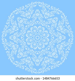Ethnic Mandala ornament. Decorative elements. 